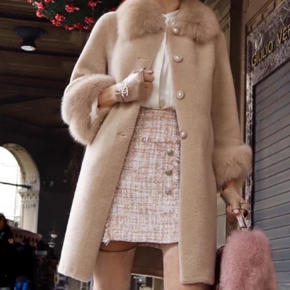 Santinni London 100% Lambswool Coat - Picture 4 of 5